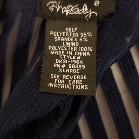 Rhapsody navy blue mini dress juinors XL Pre-owned - Picture 5 of 6